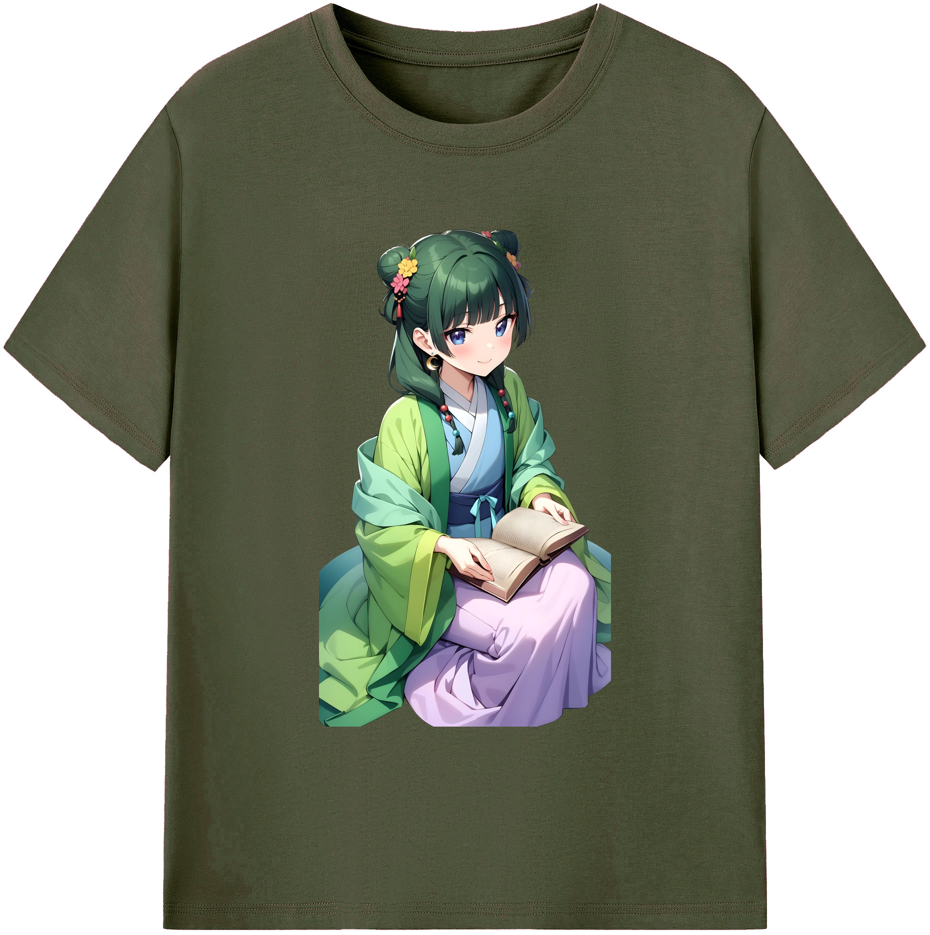 （画像用） 薬屋のひとりごと The Apothecary Diaries 綿100％ メンズ半袖Tシャツ｜肌触りやわらか＆通気性